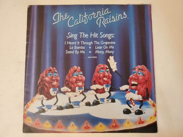 The California Raisins Sing the Hit Songs vinyl record