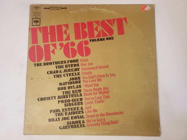 Various Artists The Best of '66 Volume One vinyl record