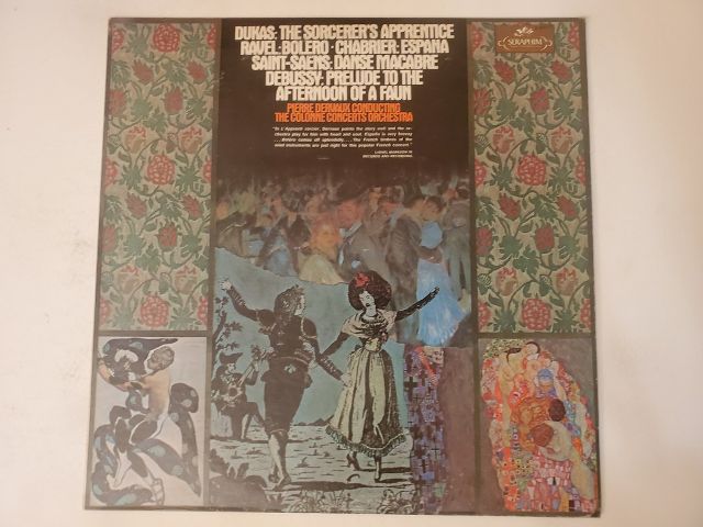 Pierre Dervaux, The Colonne Concerts Orchestra Dukas: The Sorcerer's Apprentice, Ravel: Bolero, Chabrier: Espa?a, Saint-Sa?ns: Danse Macabre, Debussy: Pr?lude to the Afternoon of a Faun vinyl record