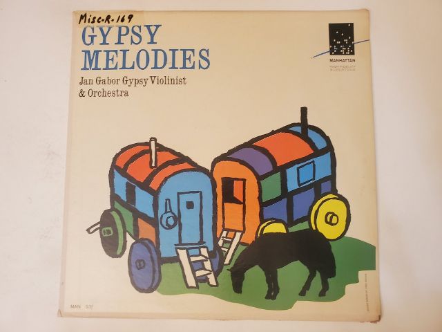 Jan Gabor Gypsy Violinist & Orchestra Gypsy Melodies vinyl record