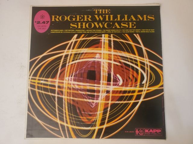 Roger Williams The Roger Williams Showcase vinyl record