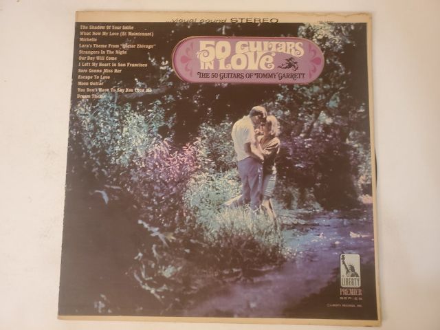 Tommy Garrett 50 Guitars in Love vinyl record