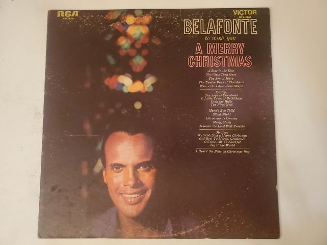 Harry Belafonte To Wish You a Merry Christmas vinyl record