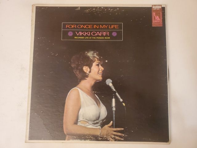 Vikki Carr For Once In My Life vinyl record