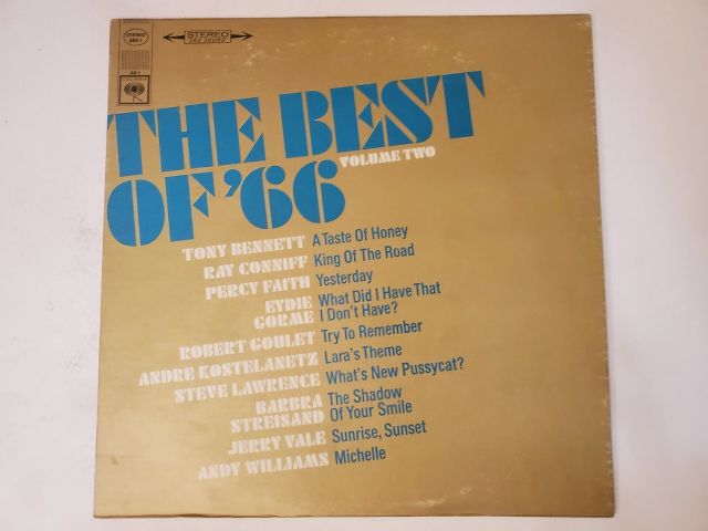 Various Artists The Best of '66 Volume Two vinyl record
