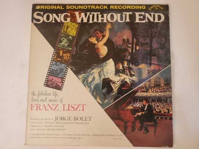 Jorge Bolet, Los Angeles Philharmonic Orchestra Song Without End: Original Soundtrack Recording vinyl record