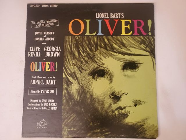 Original Broadway Cast Lionel Bart's Oliver! vinyl record