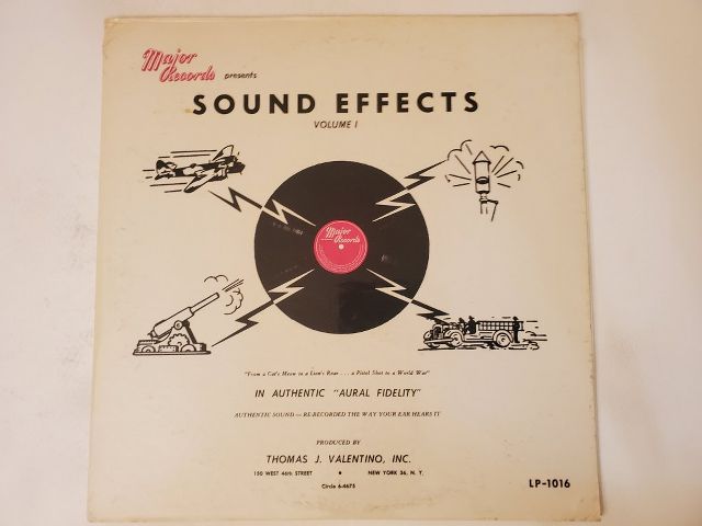 Thomas J. Valentino, Inc. Sound Effects Volume 1 vinyl record