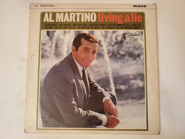 Al Martino Living a Lie vinyl record