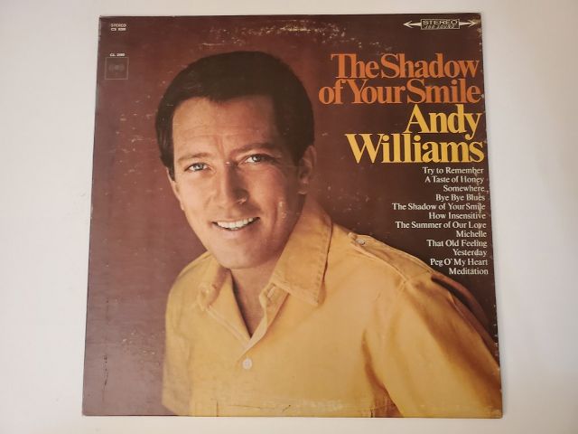 Andy Williams The Shadow of Your Smile vinyl record