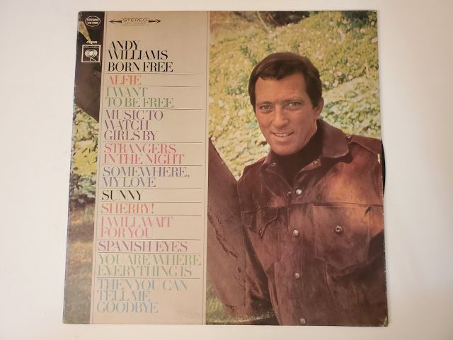 Andy Williams Born Free vinyl record