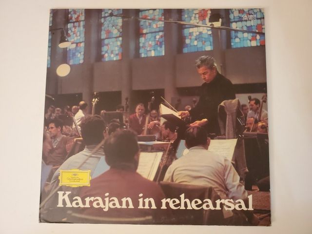 Herbert von Karajan Karajan in Rehearsal vinyl record