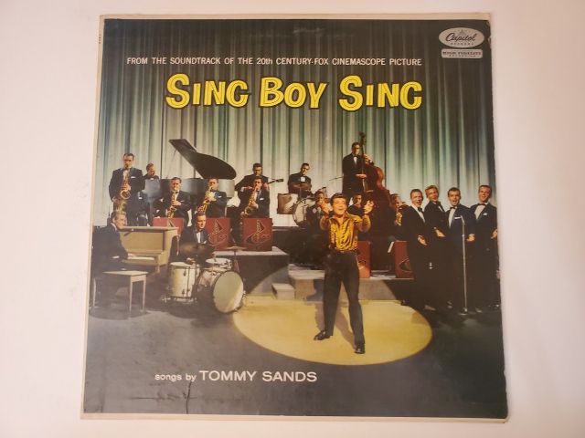 Tommy Sands Sing Boy Sing vinyl record
