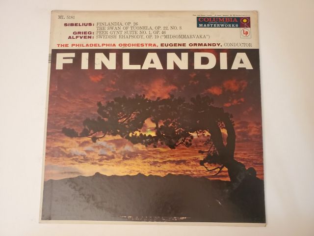 Eugene Ormandy & The Philadelphia Orchestra Finlandia vinyl record
