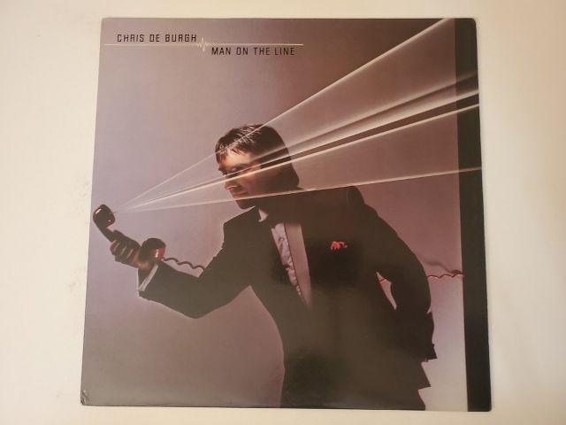 Chris de Burgh Man on the Line vinyl record