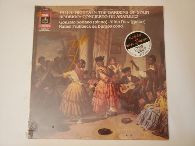 Gonzalo Soriano, Alirio D?az Falla: Nights in the Gardens of Spain / Rodrigo: Concierto de Aranjuez vinyl record