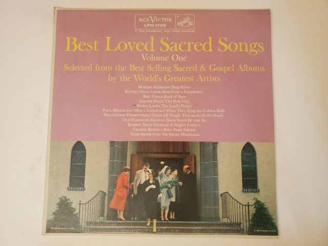 Various Artists Best Loved Sacred Songs Volume One vinyl record