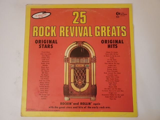 Various Artists 25 Rock Revival Greats vinyl record