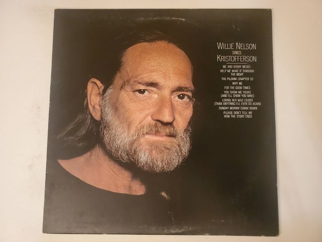 Willie Nelson Sings Kristofferson vinyl record