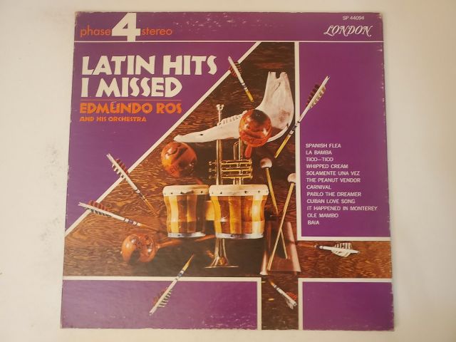 Edmundo Ros and His Orchestra Latin Hits I Missed vinyl record