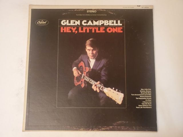 Glen Campbell Hey, Little One vinyl record