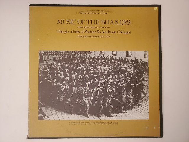 Glee Clubs of Smith & Amherst Colleges Music of the Shakers vinyl record
