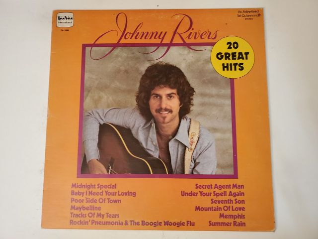 Johnny Rivers 20 Great Hits vinyl record