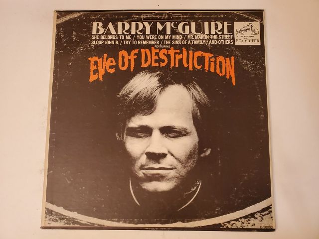 Barry McGuire Eve of Destruction vinyl record