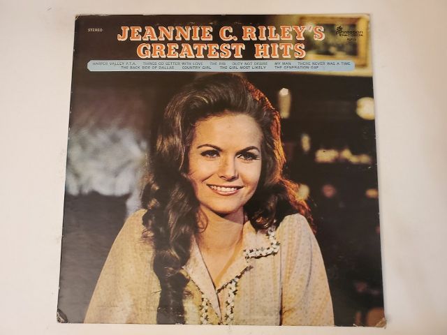 Jeannie C. Riley Jeannie C. Riley's Greatest Hits vinyl record
