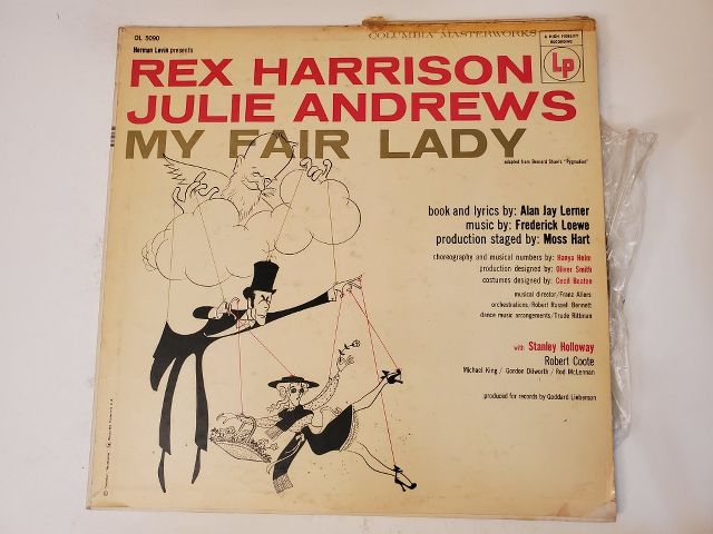 Original Broadway Cast My Fair Lady vinyl record