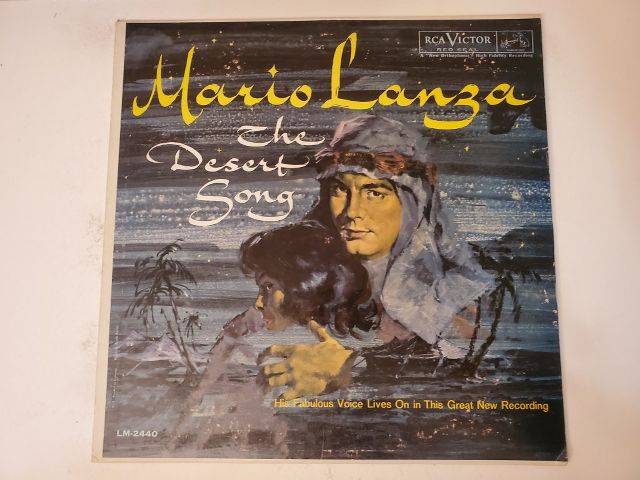 Mario Lanza The Desert Song vinyl record