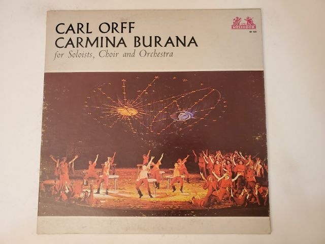 Carl Orff Carmina Burana vinyl record
