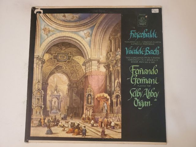 Fernando Germani Frescobaldi, Vivaldi, Bach vinyl record
