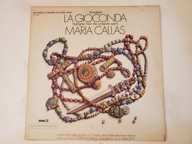 Maria Callas La Gioconda: Highlights from the Complete Opera vinyl record