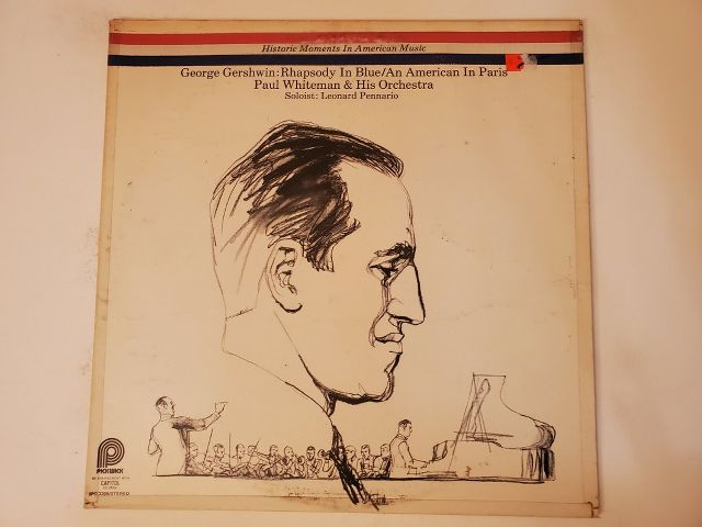 Paul Whiteman & His Orchestra Rhapsody in Blue / An American in Paris vinyl record
