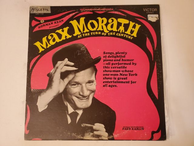 Max Morath At the Turn of the Century vinyl record