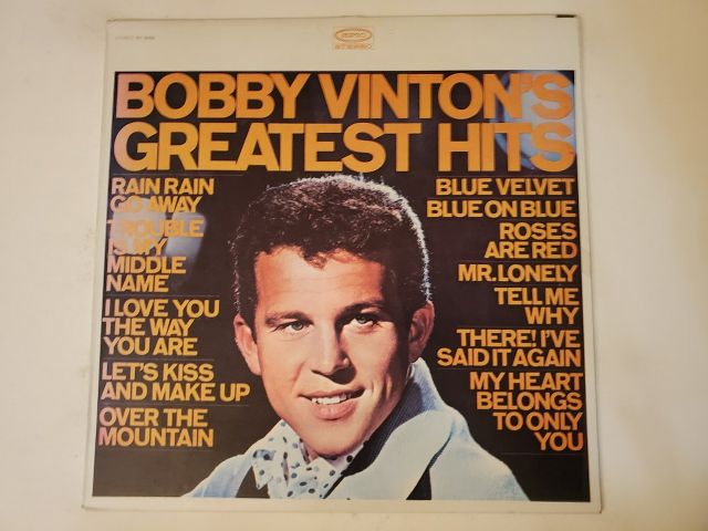 Bobby Vinton Bobby Vinton's Greatest Hits vinyl record
