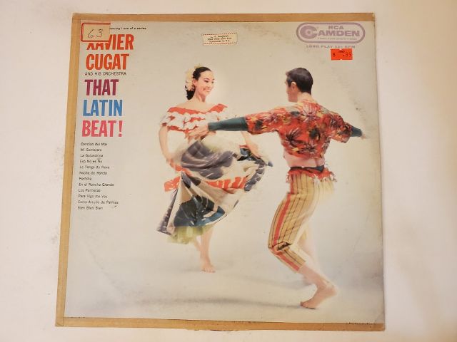 Xavier Cugat and His Orchestra That Latin Beat! vinyl record