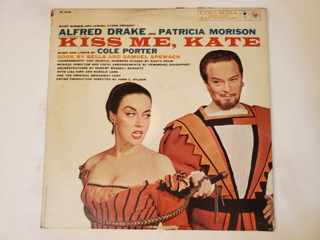 Alfred Drake and Patricia Morison Kiss Me, Kate vinyl record