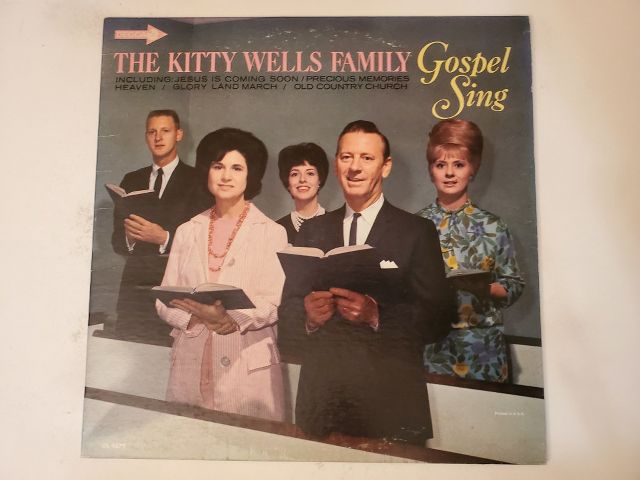 The Kitty Wells Family Gospel Sing vinyl record