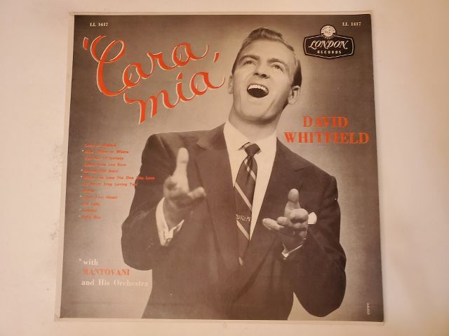 David Whitfield Cara Mia vinyl record