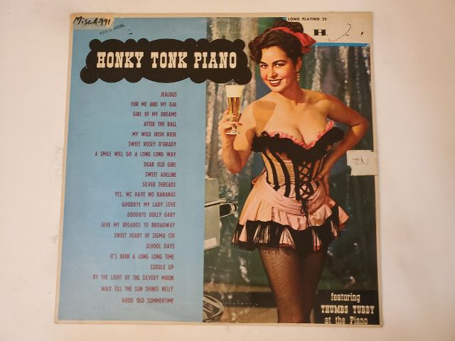 Thumbs Tubby Honky Tonk Piano vinyl record