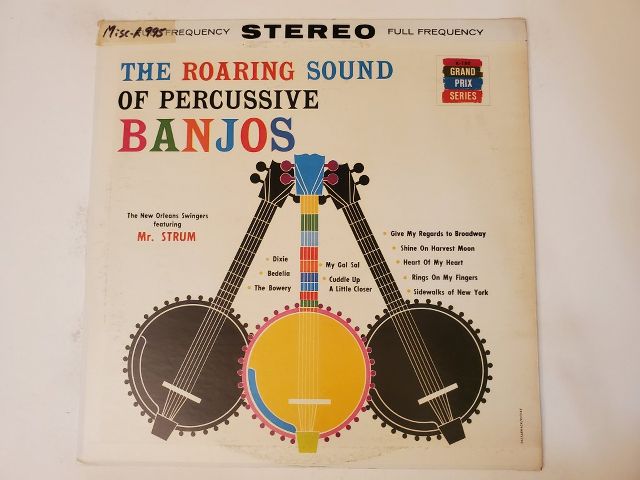 The New Orleans Swingers featuring Mr. Strum The Roaring Sound of Percussive Banjos vinyl record