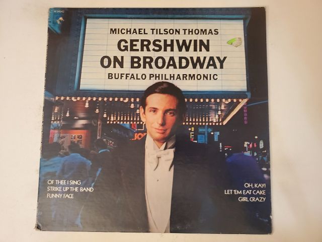 Michael Tilson Thomas, Buffalo Philharmonic Gershwin on Broadway vinyl record