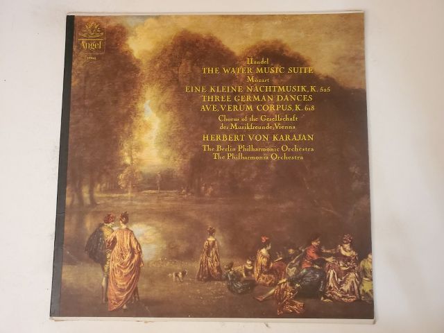 Herbert von Karajan Handel: The Water Music Suite / Mozart: Eine Kleine Nachtmusik vinyl record