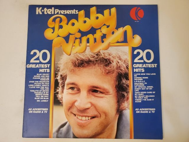 Bobby Vinton 20 Greatest Hits vinyl record