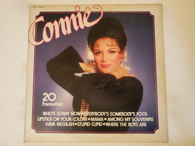 Connie Francis 20 Favourites vinyl record