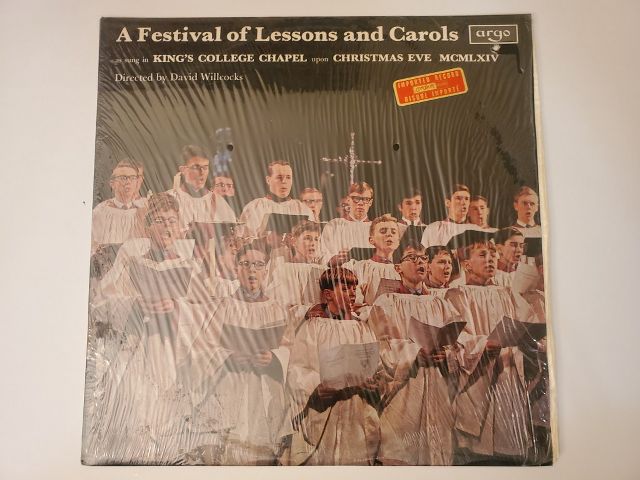 Choir of King's College, Cambridge A Festival of Lessons and Carols vinyl record
