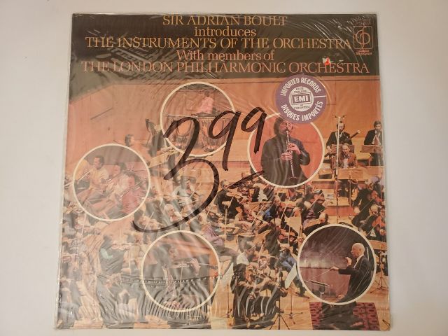 Sir Adrian Boult Introduces The Instruments Of The Orchestra with Members of The London Philharmonic Orchestra vinyl record