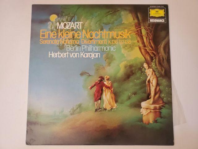 Wolfgang Amadeus Mozart Eine kleine Nachtmusik - Serenata Notturna - Divertimenti K.136-137-138 vinyl record